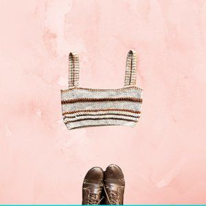 new I zara knitted top